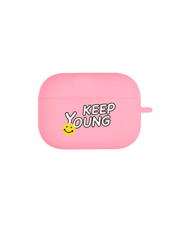 [에어팟 프로 에어팟3]KEEP YOUNG(고리형)-핑크