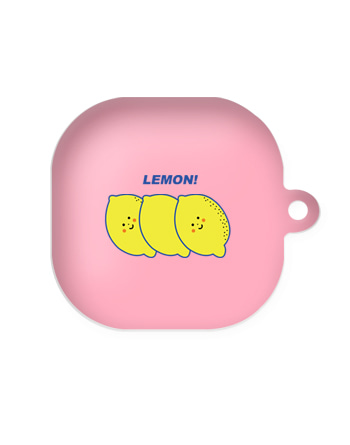 [버즈라이브]레몬!(고리형)-핑크