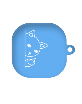 [버즈라이브]손가락 고양이(고리형)-블루