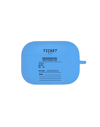 [에어팟 프로 에어팟3]티켓(고리형)-블루