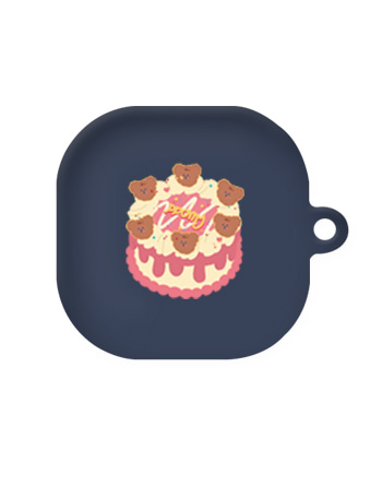 [버즈라이브]케이크 뽀미(고리형)-네이비