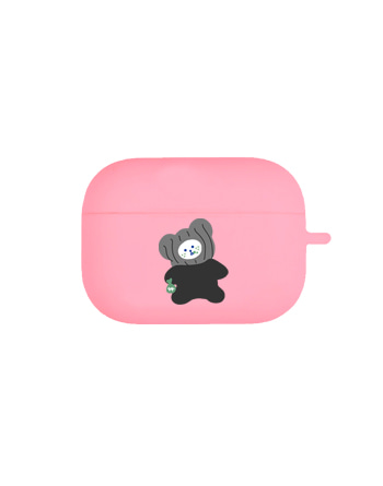 [에어팟 프로 에어팟3]도둑 뽀미(고리형)-핑크