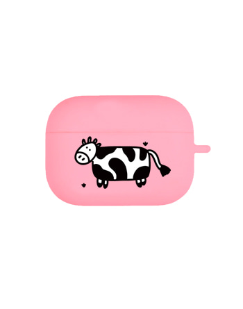 [에어팟 프로 에어팟3]젖소(고리형)-핑크