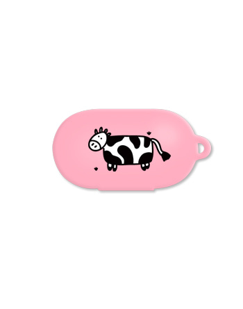 [버즈케이스]젖소(고리형)-핑크