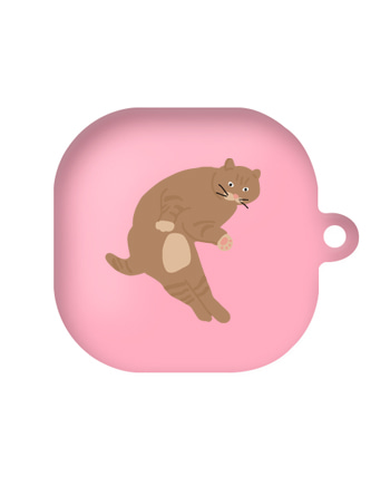 [버즈라이브]볼링 고양이(고리형)-핑크