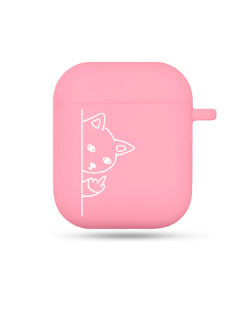 [에어팟1/2]손가락 고양이(고리형)-핑크