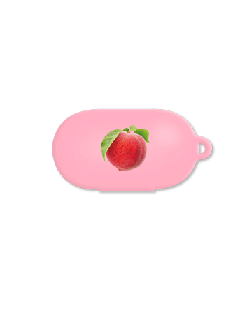 [버즈케이스]과일 케이스(고리형)-핑크