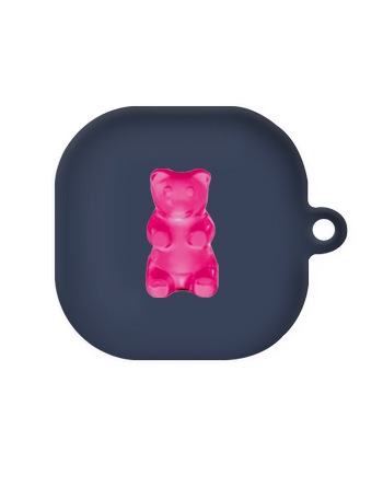 [버즈라이브]핑크 곰돌이(고리형)-네이비