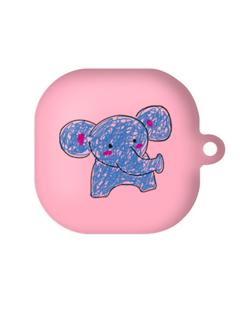 [버즈라이브]크레파스 코끼리(고리형)-핑크